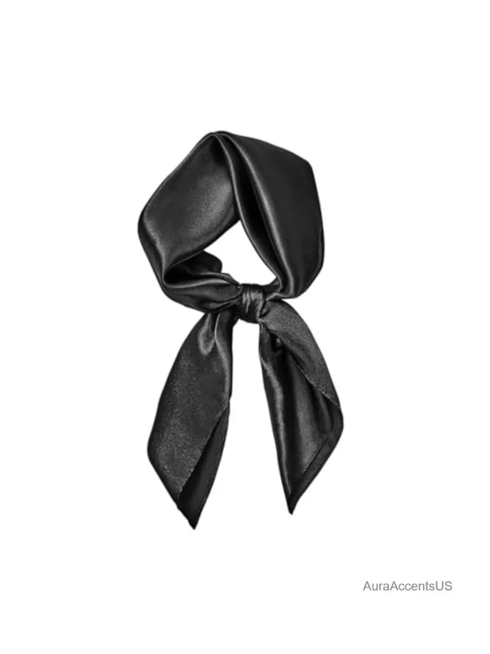 Satin Scarf Square Neck Scarf Lightweight Silk Scarf for Women